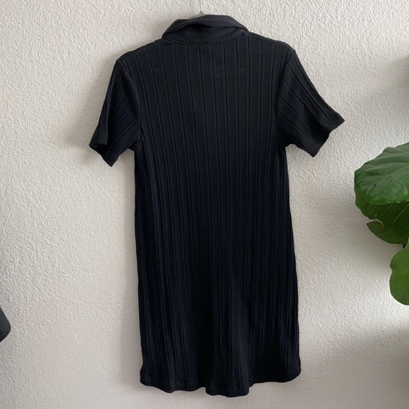 Button Down Shift Dress - Picture 2 of 3